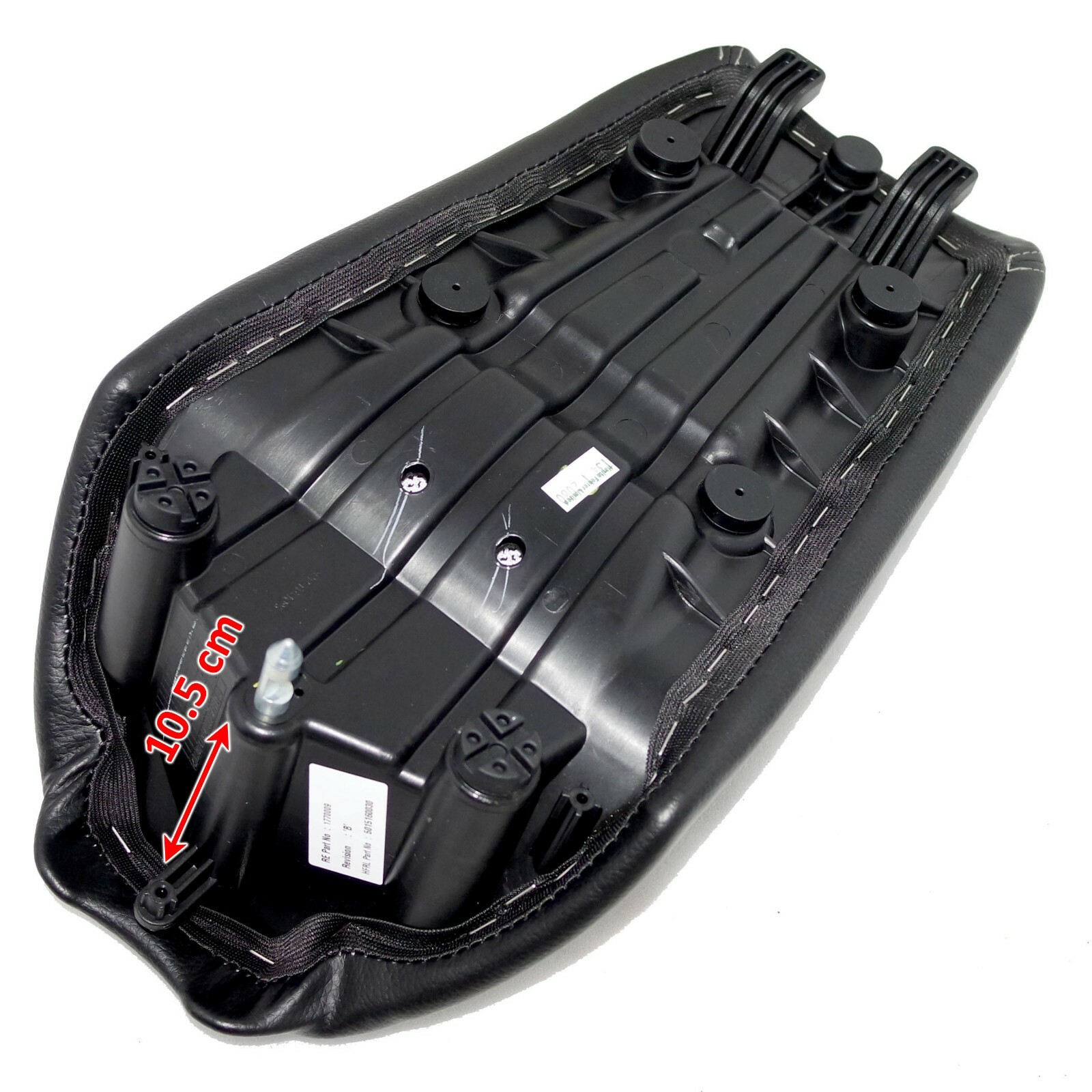 Fits Royal Enfield Continental GT 650cc Single Rider Seat Black 1990426 