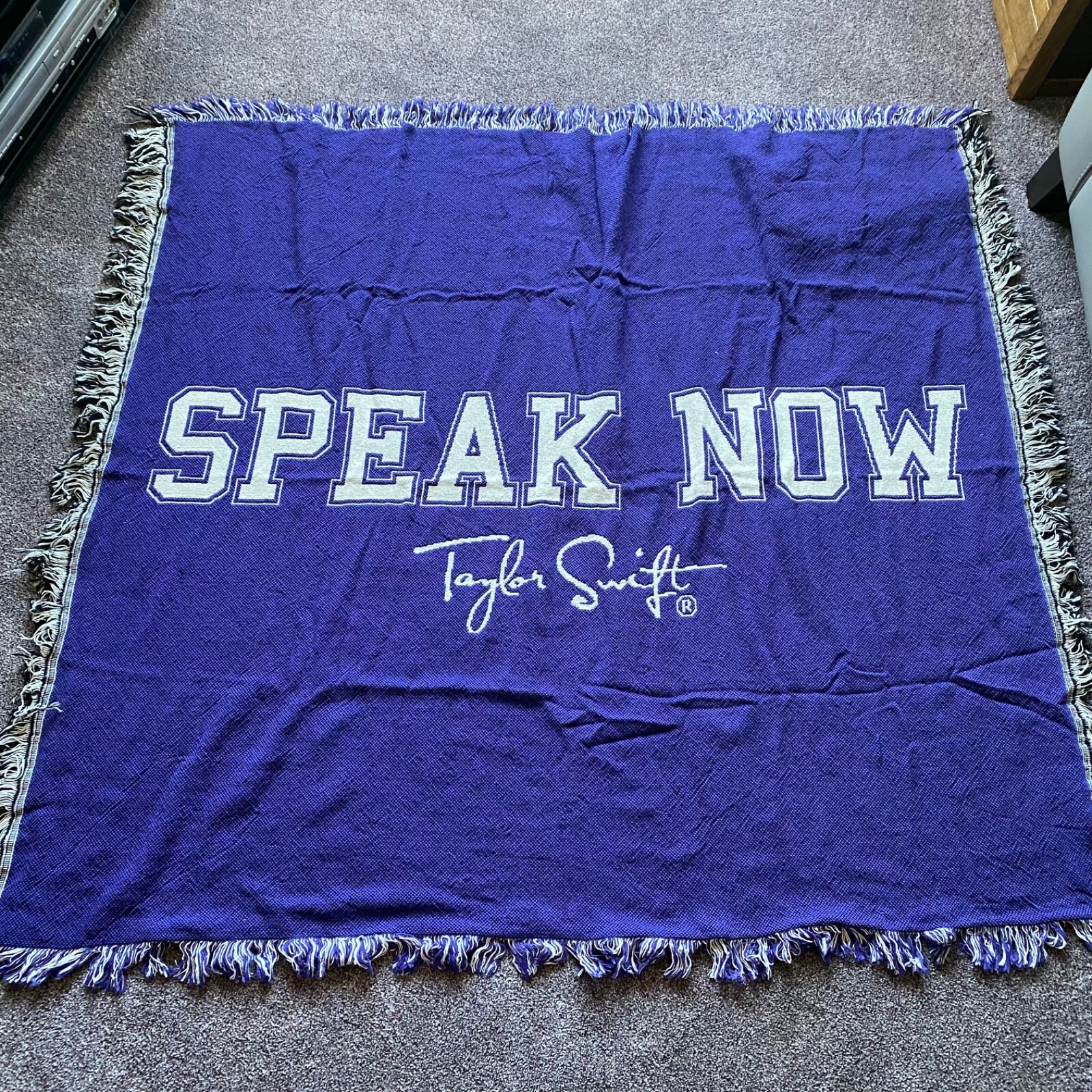 小物入れ Taylor Swift Speak Now TV blanket Taylor Swift Speak Now Woven Blanket Brand New Official