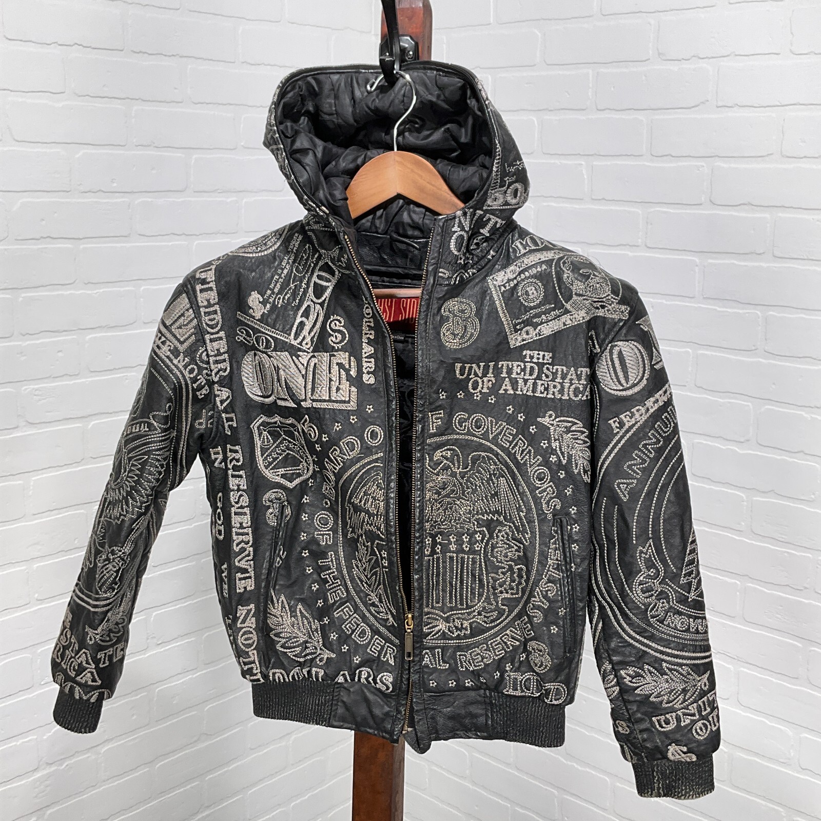 last nest LEATHER ZIP HOODIE 【Mサイズ】 即完売】LAST NEST Leather Zip Hoodie 【Mサイズ】 - メルカリ