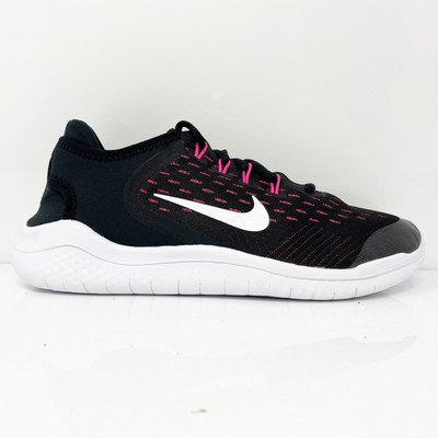 Nike Boys Free RN 2018 AH3457-001 Черные кроссовки для бега Размер 7 Y