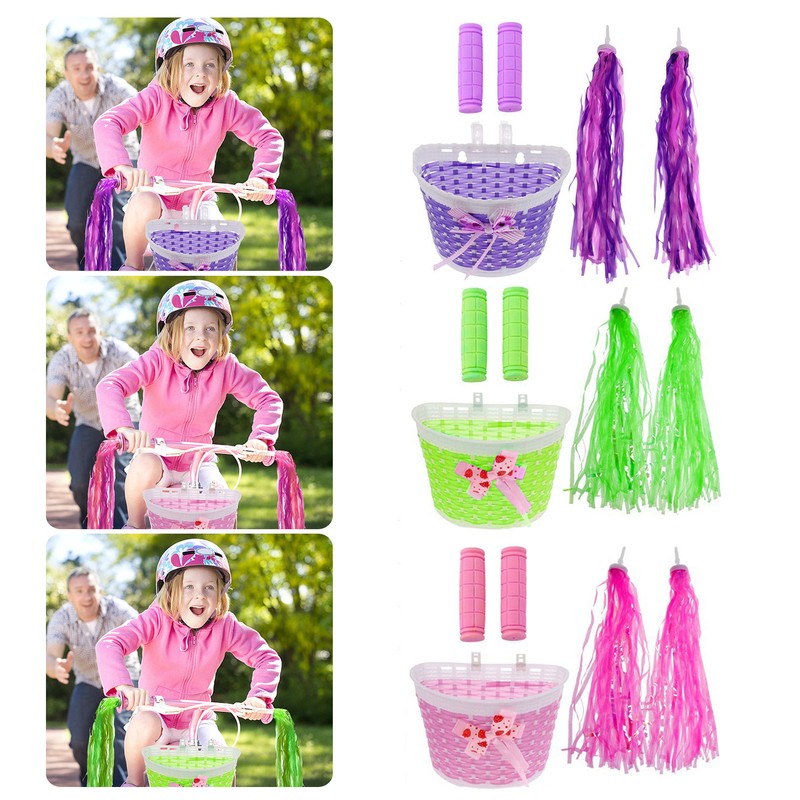 Baskets With Handlebar Grips Bike