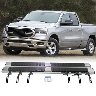Running Boards for 2019-2023 Dodge Ram 1500 Quad Cab 6'' Nerf Bars Side Steps