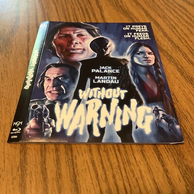 Without Warning Kino Lorber Slipcover Only!!!! ***No Discs***