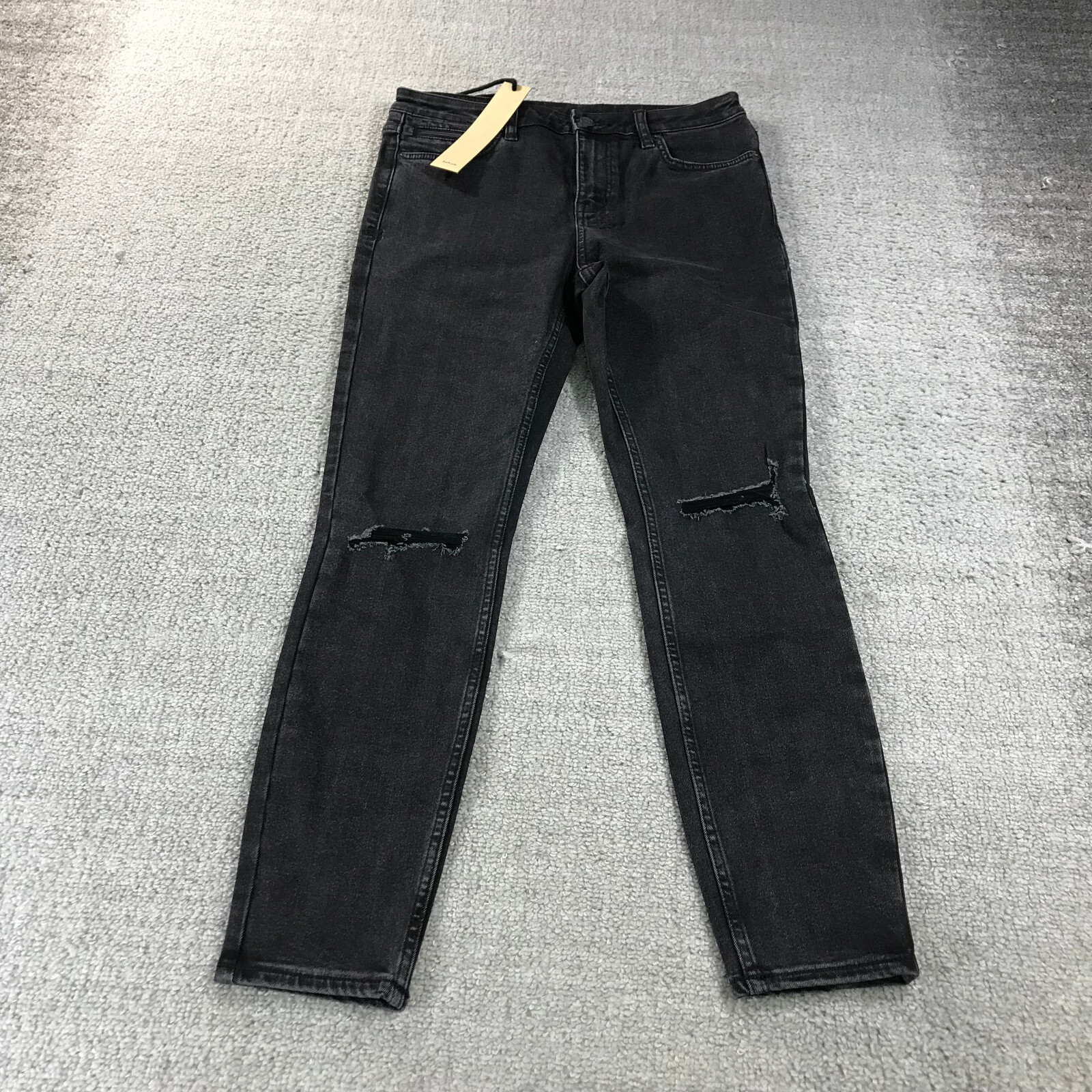 パンツ 444 Ksubi jeans 29 KSubi Jeans Womens 29 Spray On Hell Cat Ripped Raw Hem