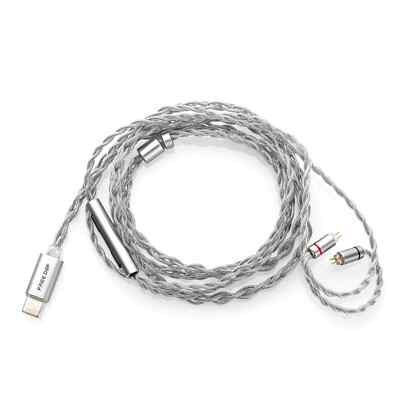 Moondrop Free DSP USB-C Silver-Plated Design HiFi Earphone Cable