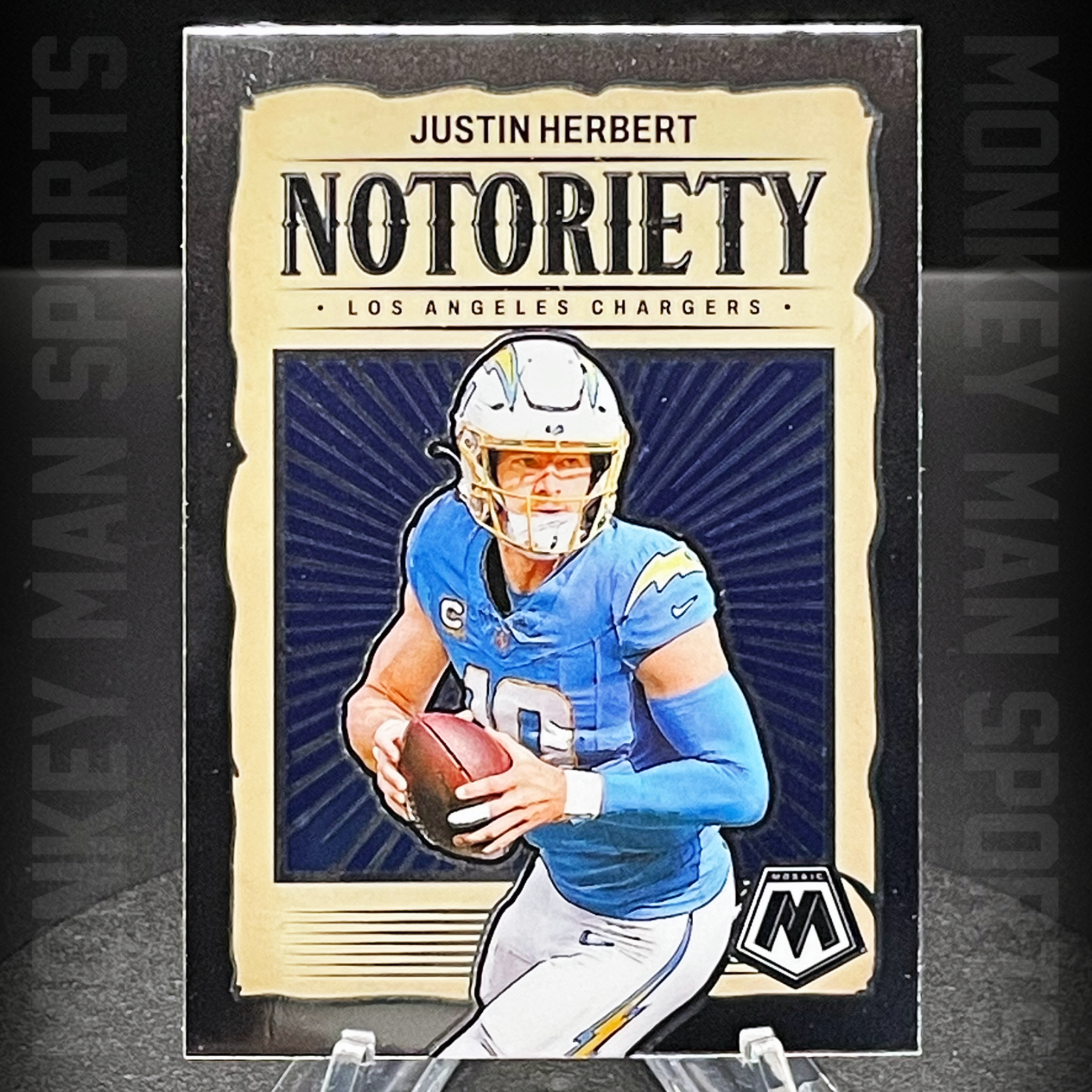 2024 Mosaic - Justin Herbert - NOTORIETY #14 CHARGERS MINT