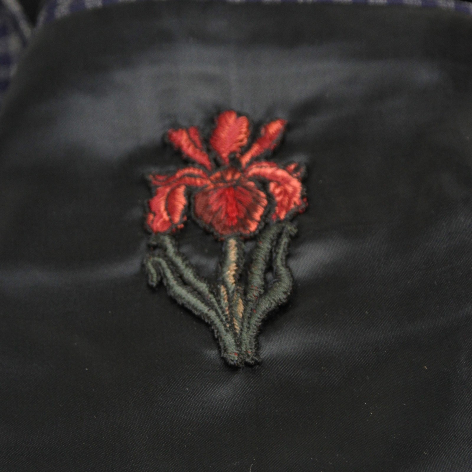 Pre-owned Gucci $1650  Men's Midnight Blue/grey Wool Formal Jacket 2 Button 406675 4038