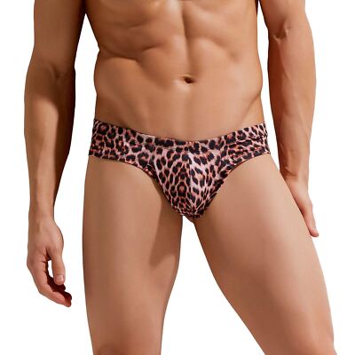 Gauvine Micro Touch Hipster 3022 mens underwear brief cheeky male slip leopard