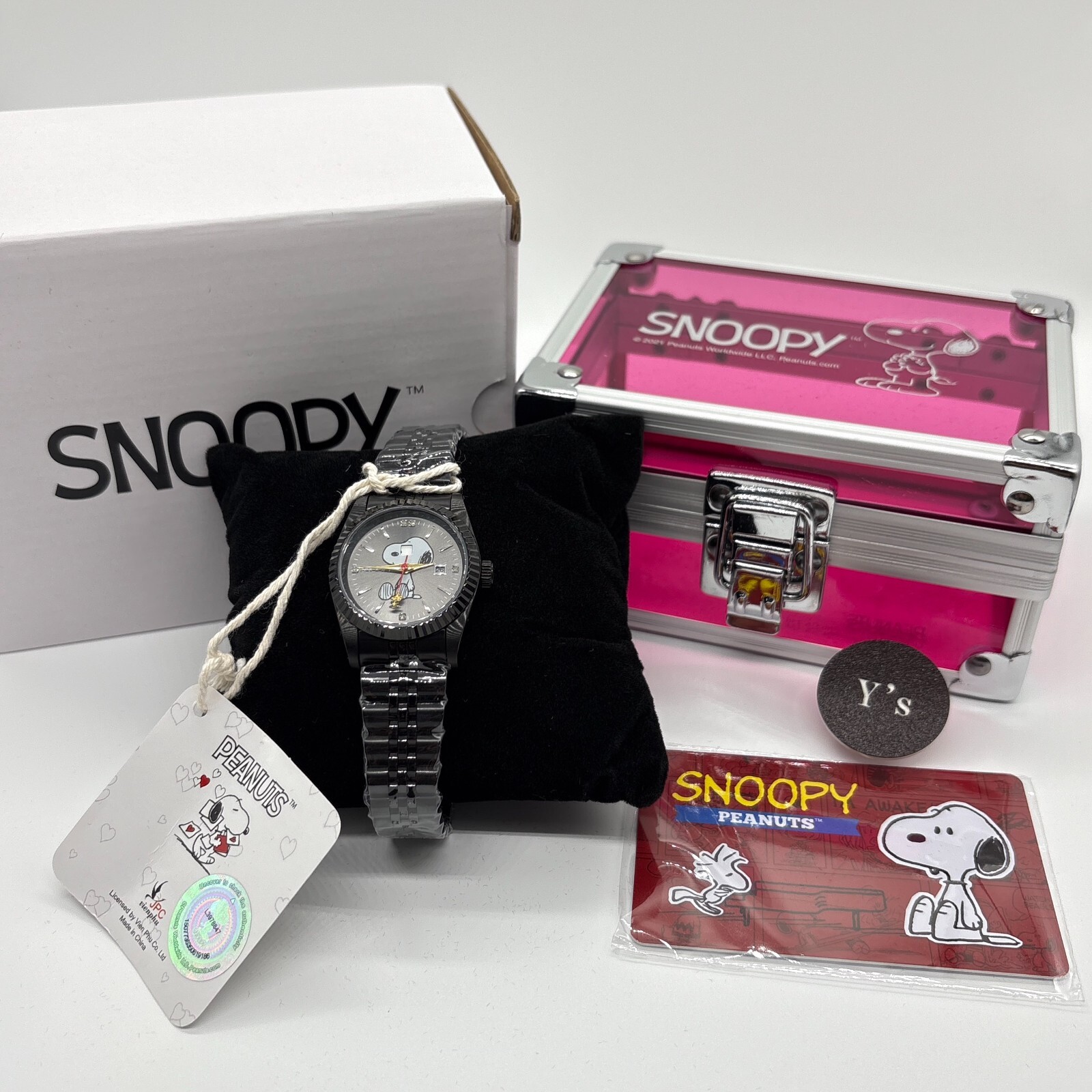 時計 SNOOPY COLLECTION LIMITED EDITION Snoopy WoodStock Manual Wind Limited Edition 34mm Shadow