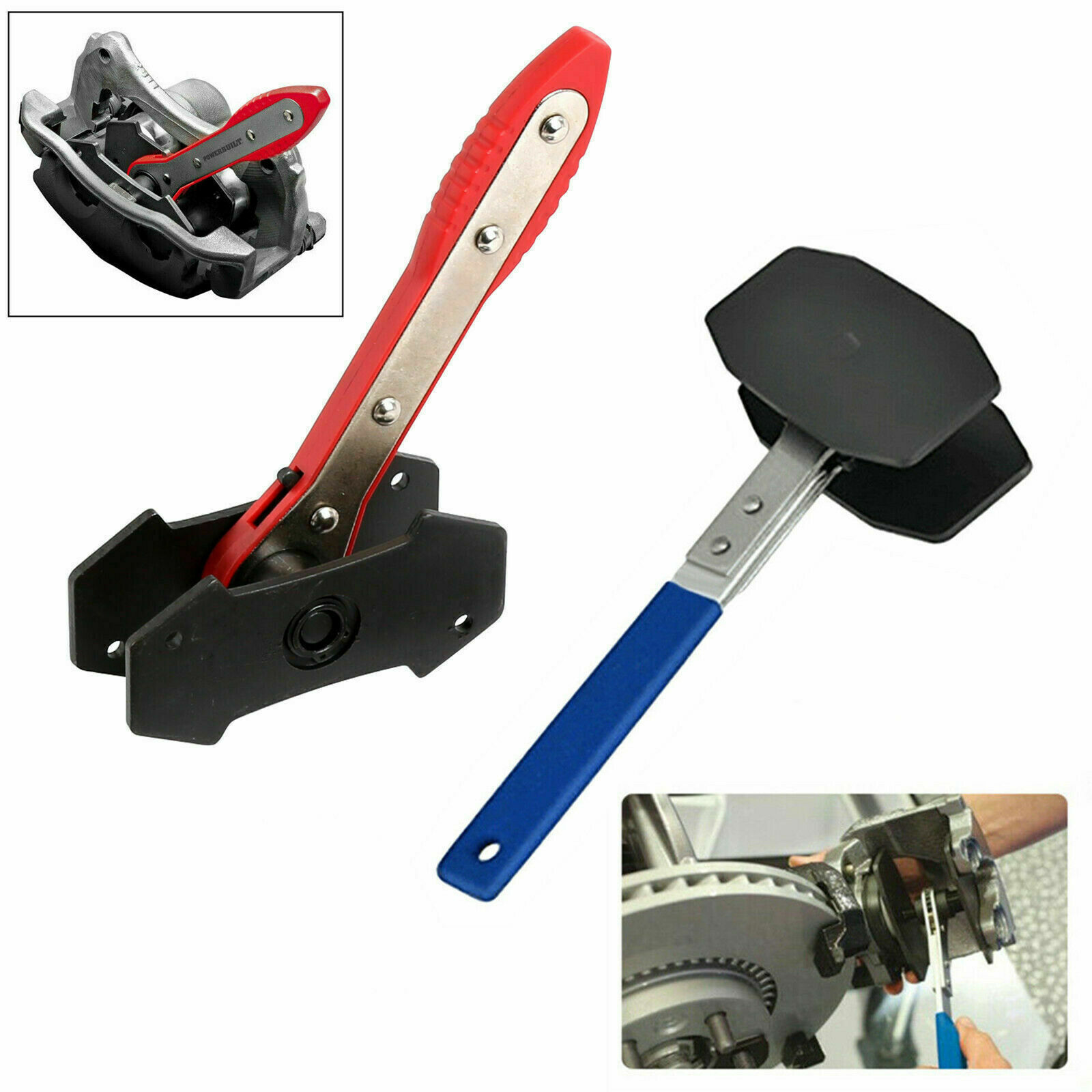 Car Ratchet Brake Piston Spreader Wrench Caliper Pad Install Tool Press