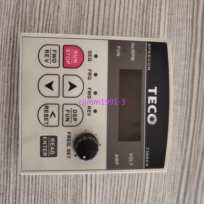   1PC   Used 7300CV TECO TECO inverter panel 