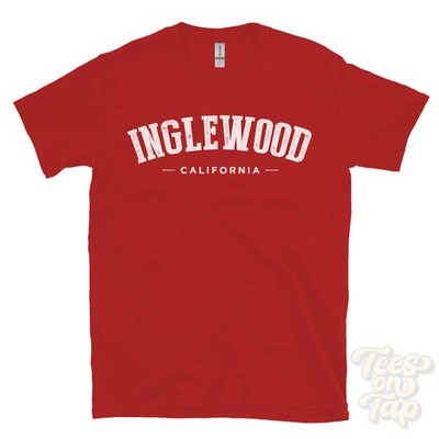 INGLEWOOD CALIFORNIA T-SHIRT Los Angeles USA retro varsity style hometown gift