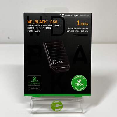 New WD_Black Storage Expansion Card Black C50 For Xbox One & Xbox Series S|X