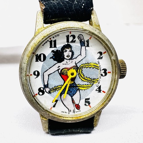 激レア【1977年】スーパーマン DCコミックス ヴィンテージ手巻腕時計【箱付】 Yahoo!オークション - 激レア 箱付 1977年 スーパーマン DC