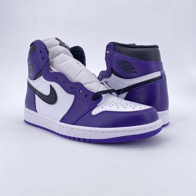 Air Jordan 1 Retro High OG "COURT PURPLE 2.0" 2020 - Size 8.5 - 555088 500 (56..