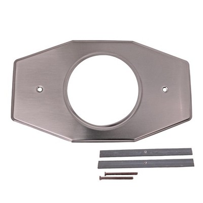 Westbrass D502-07 One-Hole Remodel Plate for Moen and Delta, S...