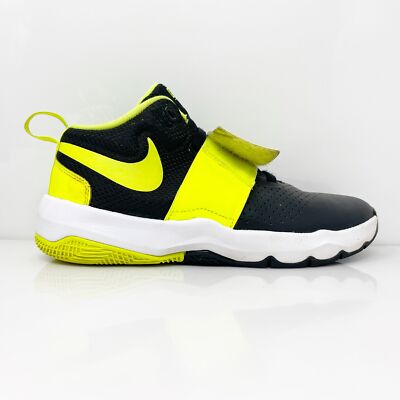 

Nike Boys Team Hustle D8 881941-003 Черные баскетбольные кроссовки, размер 5 лет, Черный, Team Hustle D8