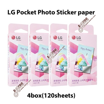 LG PC389 Pocket Photo Snap Instant Camera Photo Paper 108 Sheets
