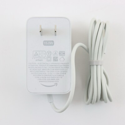 Amazon Echo Dot 3rd 4th Gen Charger AC Adapter Power Supply LA23NA 12V 1.25A 15W