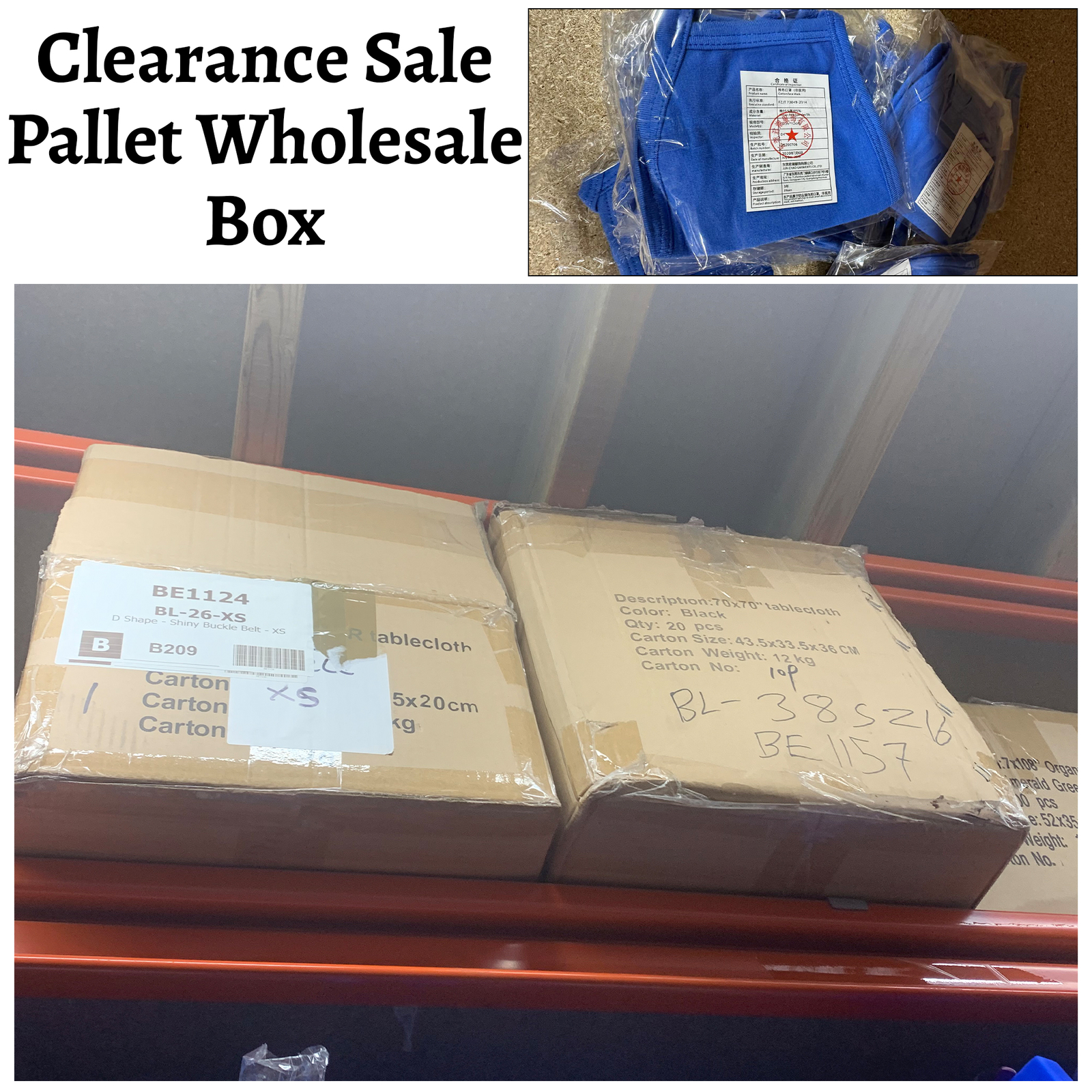 100/200/500 Items Clearance Sale Pallet Wholesale Box JOB LOT Warehouse Stock