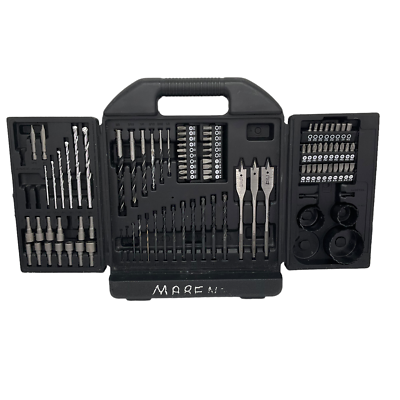 Black Decker Home Tool Kit Drill Bits Screw Driver and drill Set