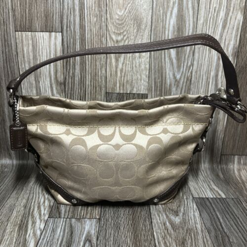 COACH Signature Mini Zoe Baguette Shoulder Bag # H1026 COACH Signature Mini Zoe Baguette Shoulder Bag # H1026