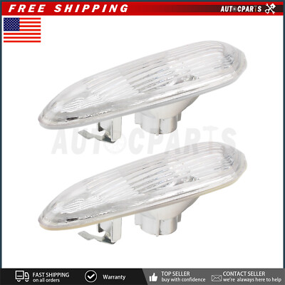 For BMW E60 E82 E83 E90 E92 E46 LED Side Marker Turn Signal Lights Dynamic Amber