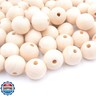 20mm Wooden Beads for Craft,100 Pcs Round Natural Unfinished Wood Beads for DIY Craft,Bead Garland, Farmhouse Decor