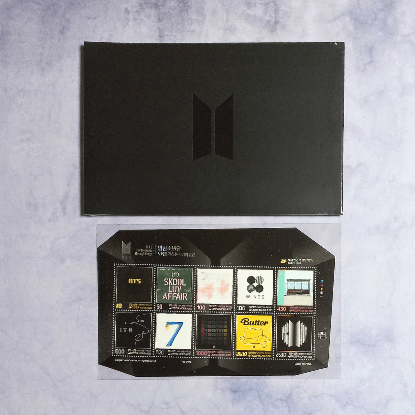 ２セット　BTS 10周年　記念切手【Stamp full packet】新品 BTS Official Stamp Full Packet – Coming Soon Korea