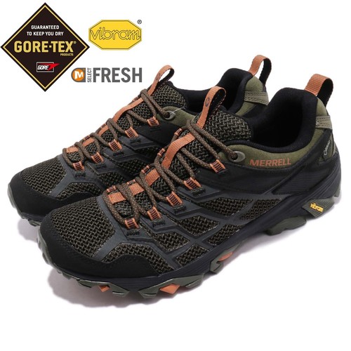

Мужские кроссовки Merrell Moab FST 2 GTX Gore-Tex Olive Adobe для походов на открытом воздухе J77447, Черный, Moab Fst 2 Gtx