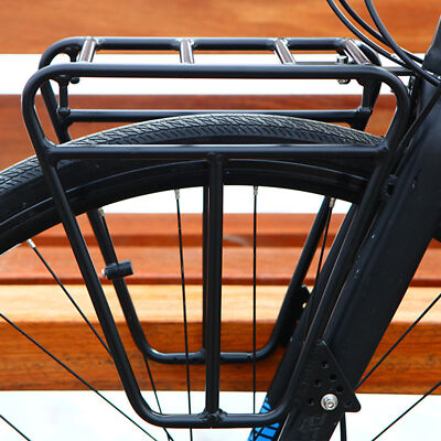 Bicycle Front Rack, Luggage Touring Carrier Racks Cargo Luggage