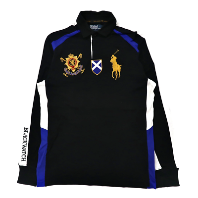 Polo Ralph Lauren Blackwatch Team Polo Shirt Vintage Pima