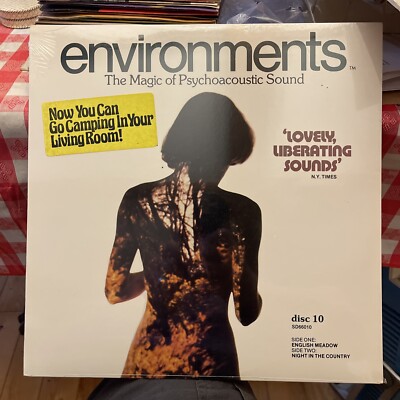 ENVIRONMENTS - THE MAGIC OF PSYCHOACOUSTIC SOUND DISC 10 - SEALED LP