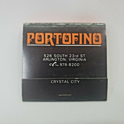 Vintage NOS Portofino/Firenze Bethesda MD- Matchbook-Vintage Advertising- Mint