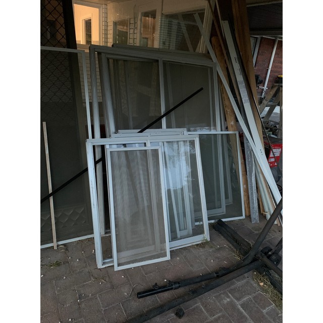 Aluminium sliding windows. Perfect for shed or shack Building