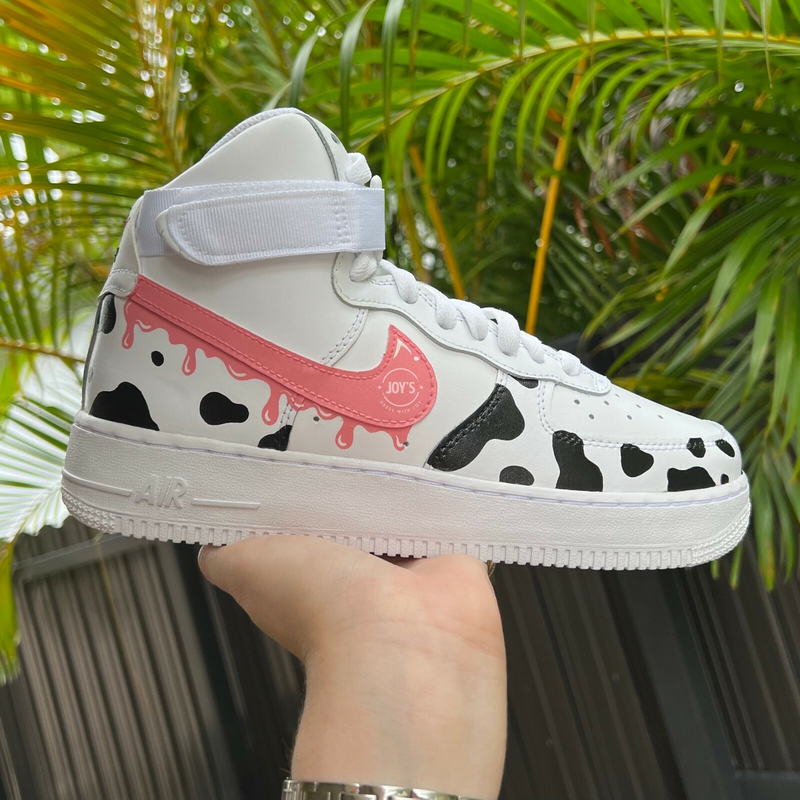 nike cow print shoes