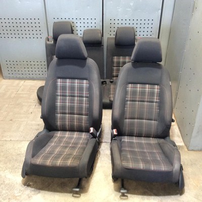 Gti Front And Rear Seat Set Cloth Manual Plaid Xe Oem