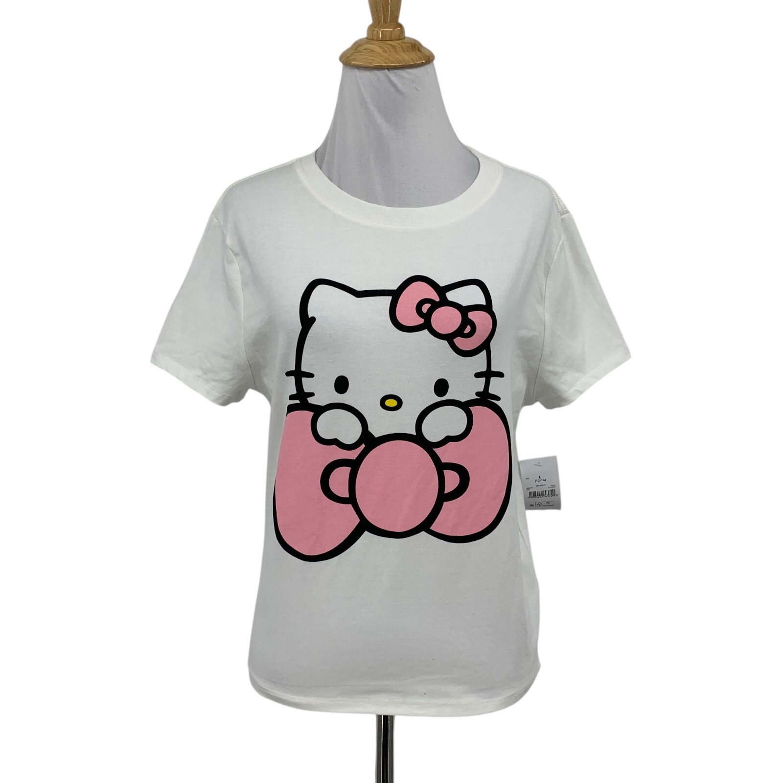 Tシャツ・カットソー [ Peak X Hello Kitty] Women's Kitsch Short Sleeve W) Snow Peak x Hello Kitty kitsch Short Sleeve T-Shirt Dark