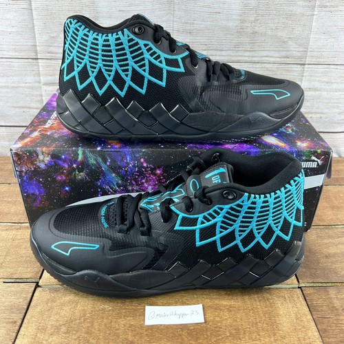 🏀Puma MB.01 'Buzz City' Black Blue LaMelo Ball 376443-13