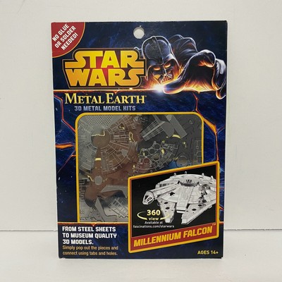 Star Wars Metal Earth Millenium Falcon 3D Metal Model Kit 2013 NEW SEALED