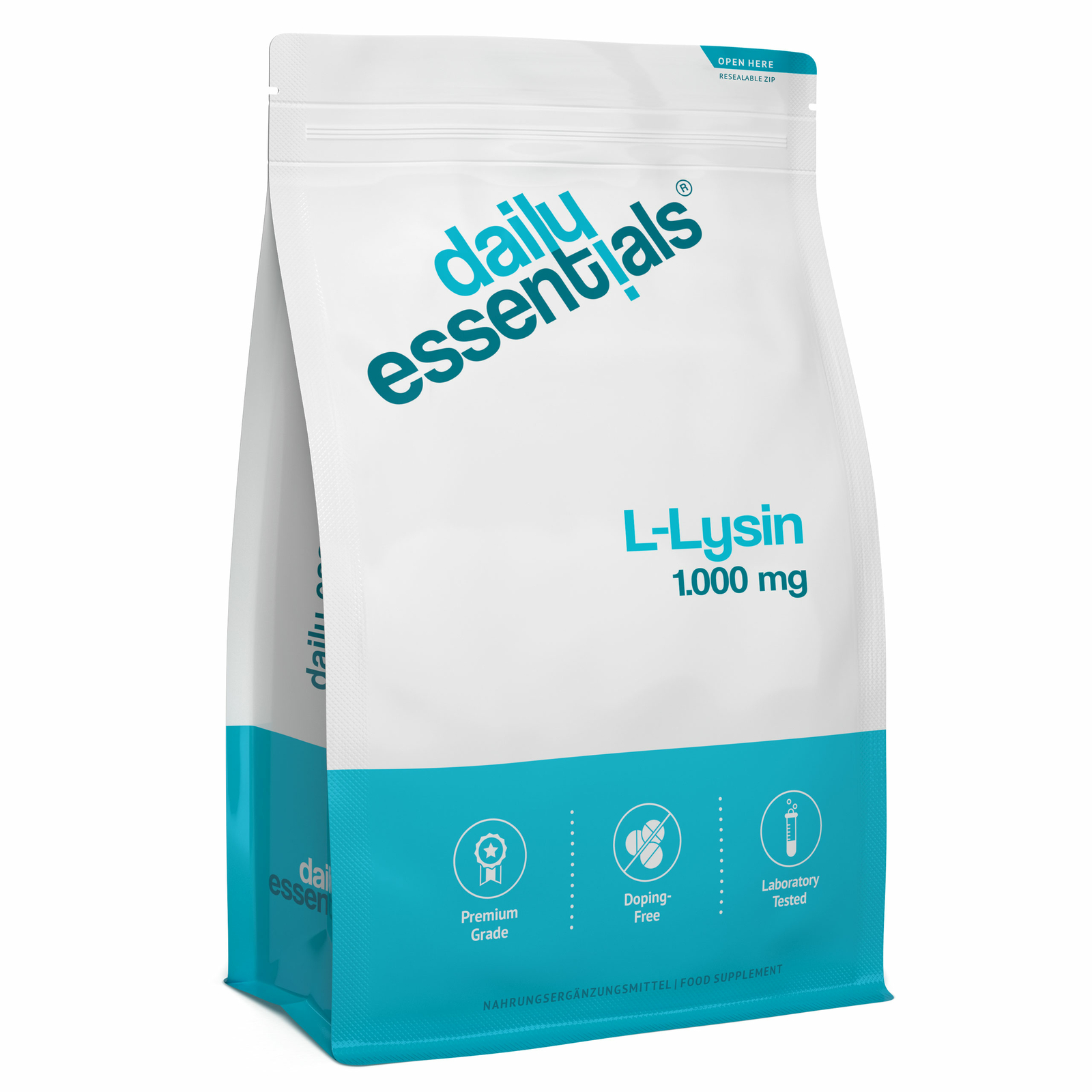 L-Lysin 1000mg - 500 Tabletten (vegan) Dät + Muskelaufbau Aminosäure No Kapseln 