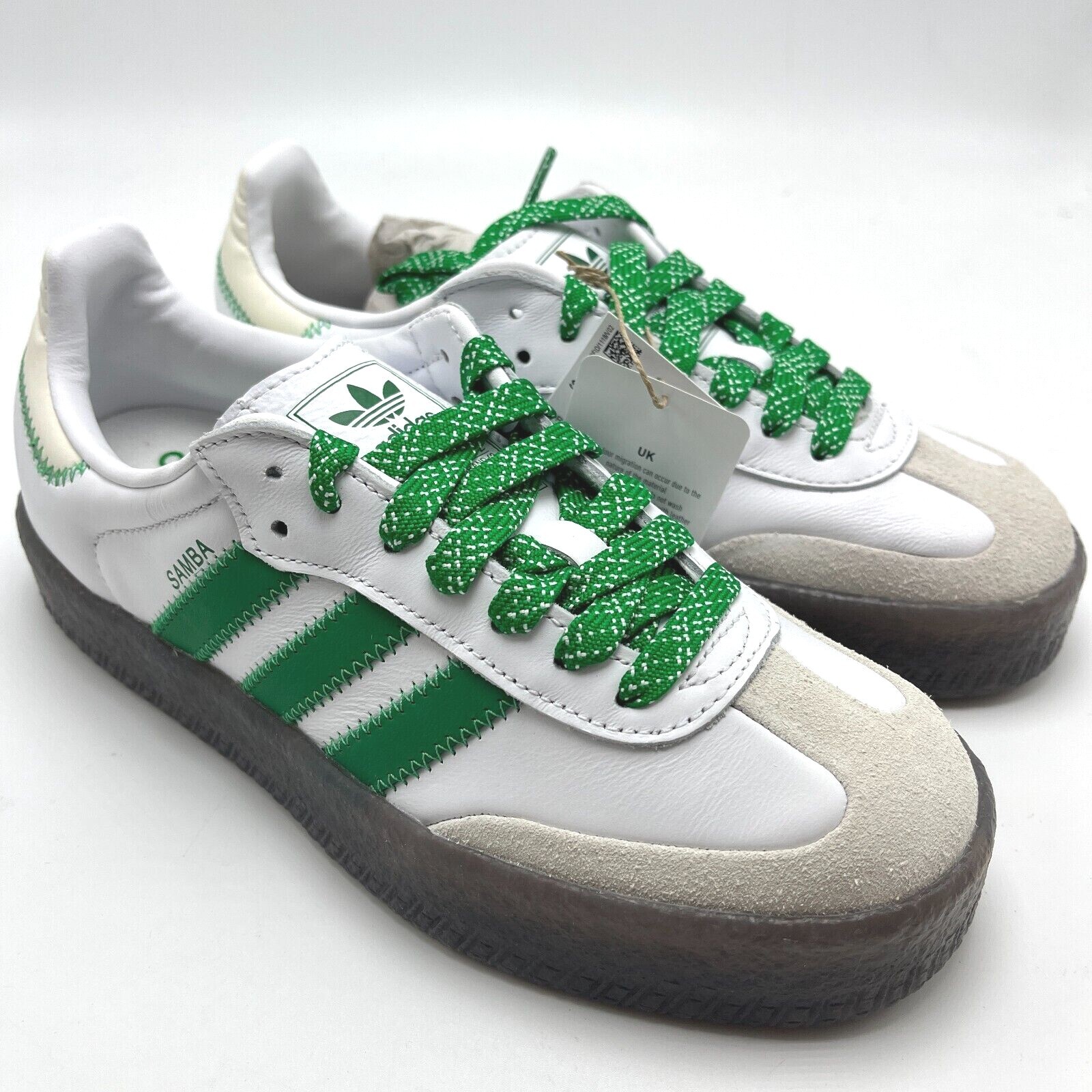 ★★Adairs★★ Samba LT Cloud White Dark Green JQ6168 adidas SAMBA LT ALUMINA/DARK GREEN/CLOUD WHITE（アディダス