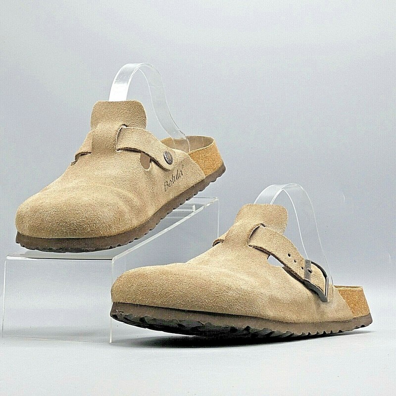 betula clogs suede