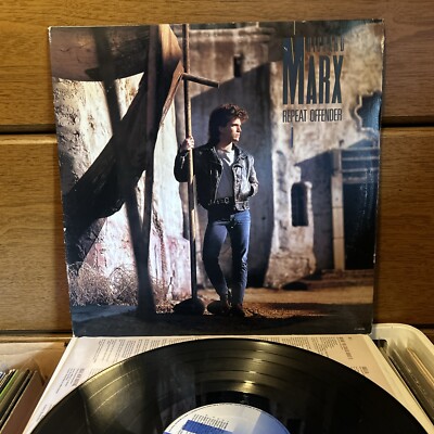 Richard Marx  Repeat Offender  Vinyl Lp 1988 First Pressing EMI E1290380 Ex NM