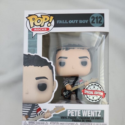 Fall Out Boy Pete Wentz #212 - New Funko POP! vinyl Figure. Free Tracked Post