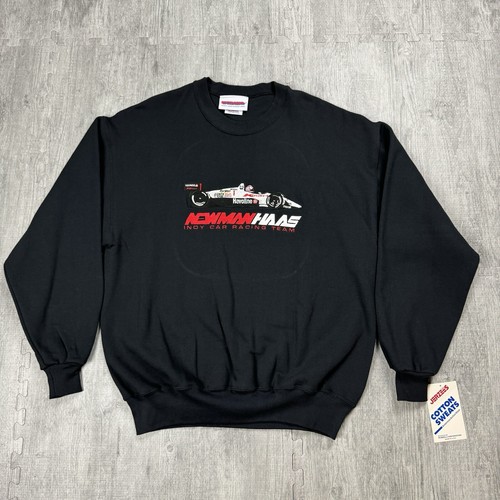 VINTAGE 90s NEWMAN HAAS INDY CAR CART RACING TEAM SWEATSHIRT