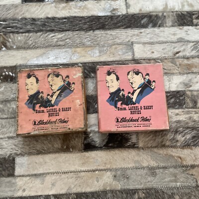 LAUREL AND HARDY Two Film Pack SUPER 8 MOVIES, Double Whoopee/Bacon Grabbers 8MM