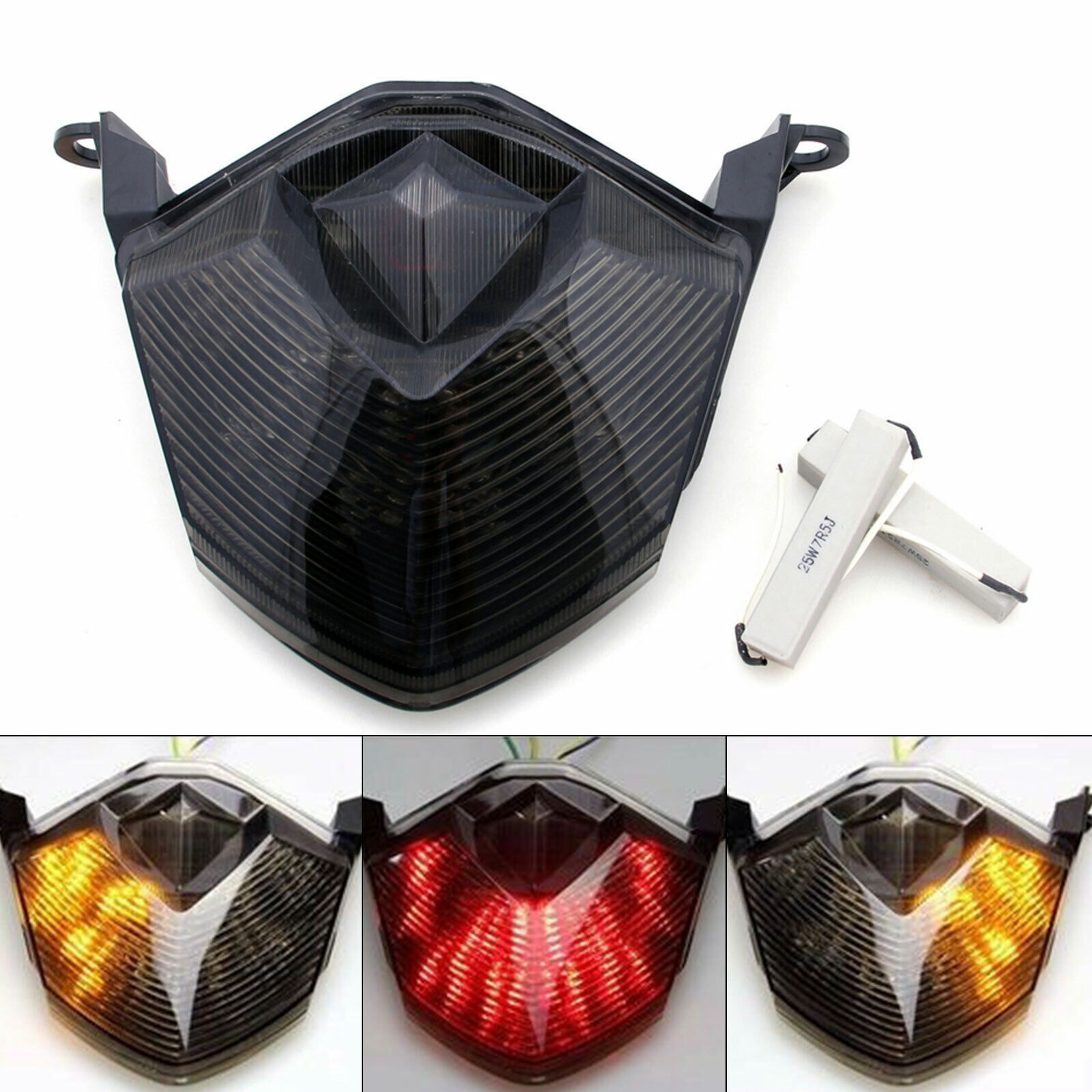 Integrated LED TailLight Turn Signals for Kawasaki Z750 Z1000 ZX6R