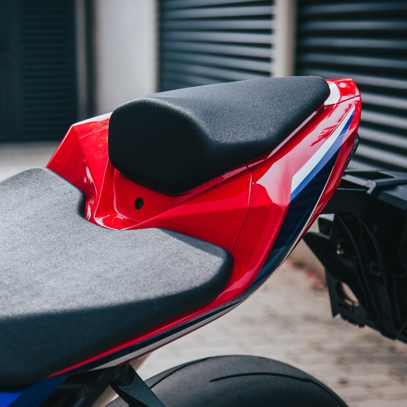 Seggiolino Posteriore Per Moto In Pelle PU - Compatibile Honda CBR1000RR 2008-2011, Design Ergonomico E Antiscivolo