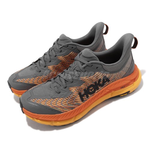 

Мужские беговые кроссовки Hoka Mafate Speed 4 Castlerock Black 1129930-CKBC, Серый, Mafate Speed 4